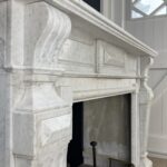 antieke xxl schouw Carrara marmer