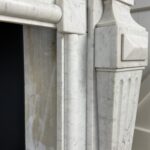 antieke xxl schouw Carrara marmer