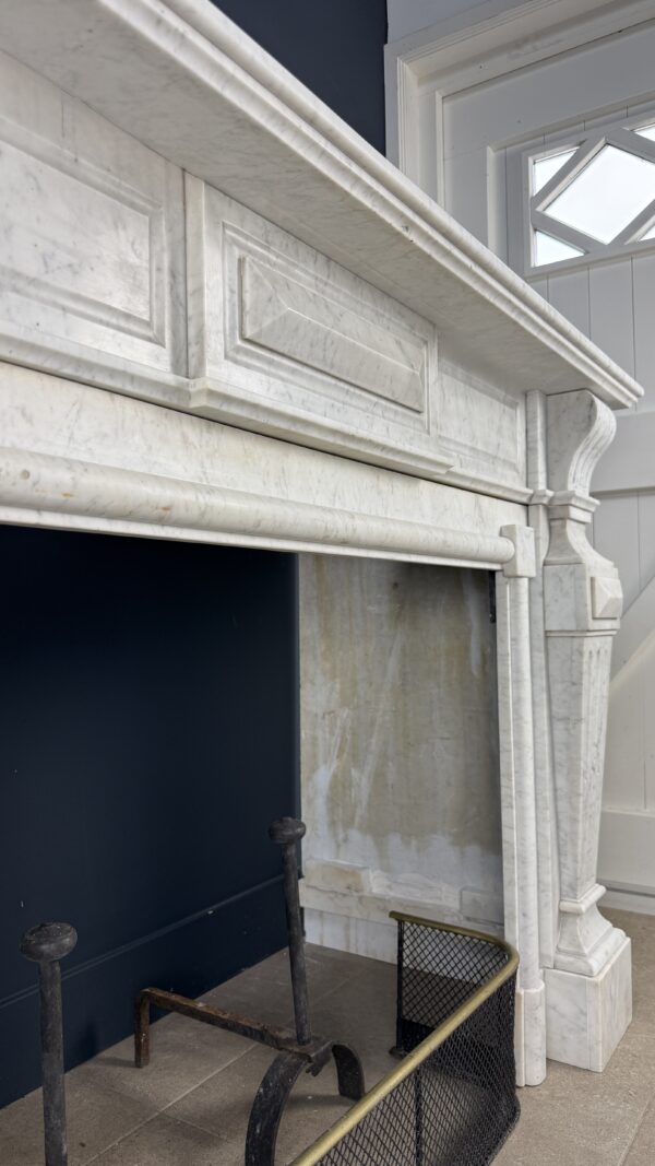 antieke xxl schouw Carrara marmer