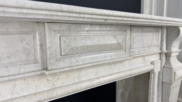 antieke xxl schouw Carrara marmer