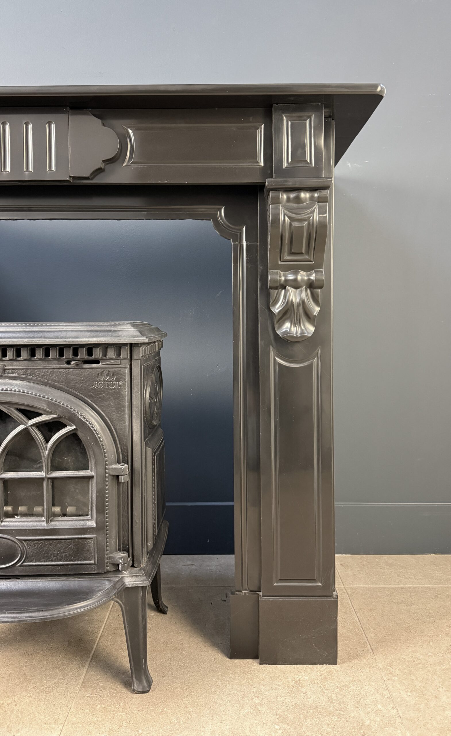 extra diepe antieke schouw omloop