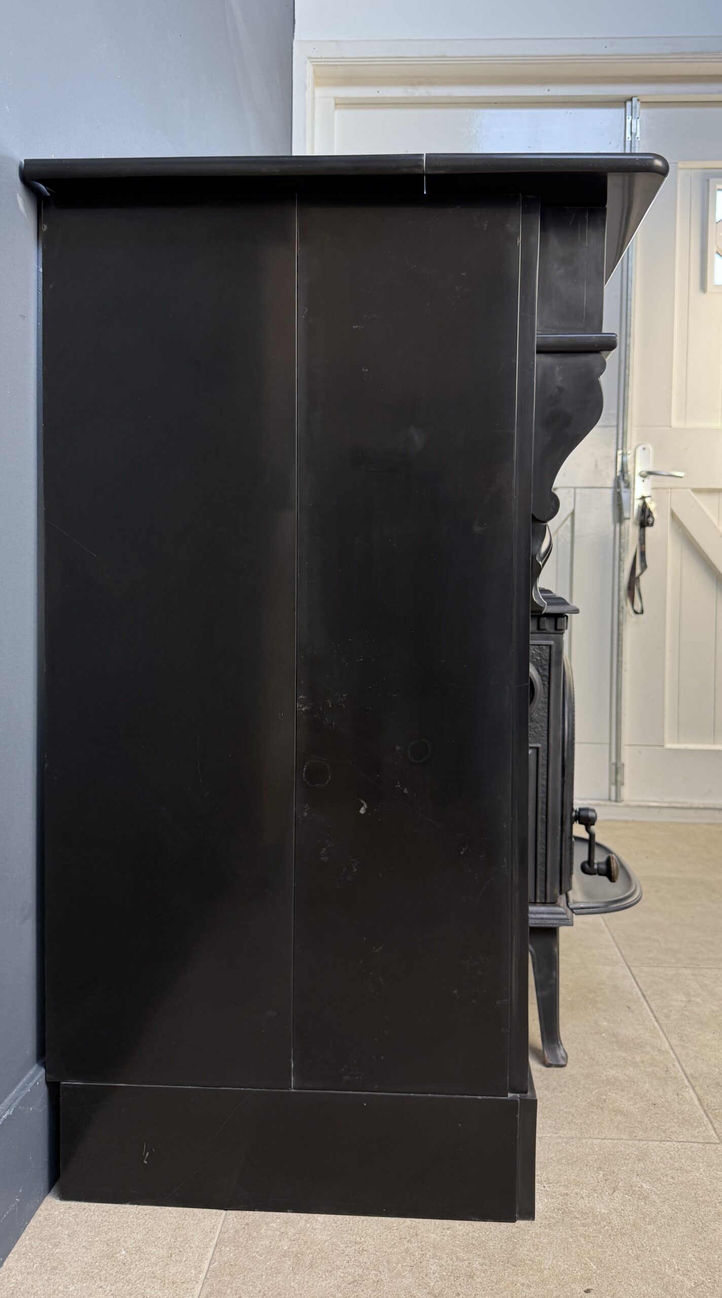 extra diepe antieke schouw omloop