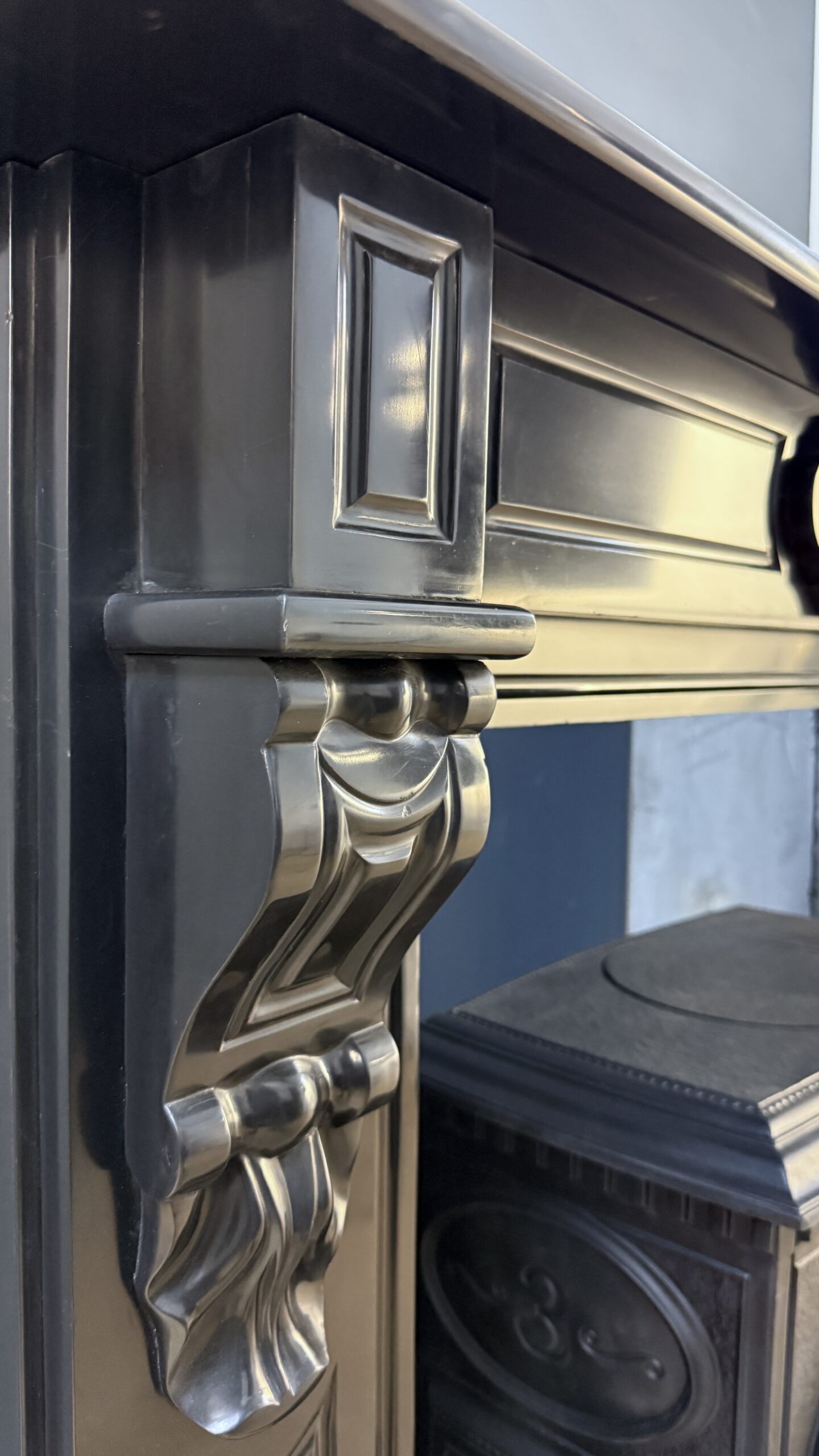 extra diepe antieke schouw omloop