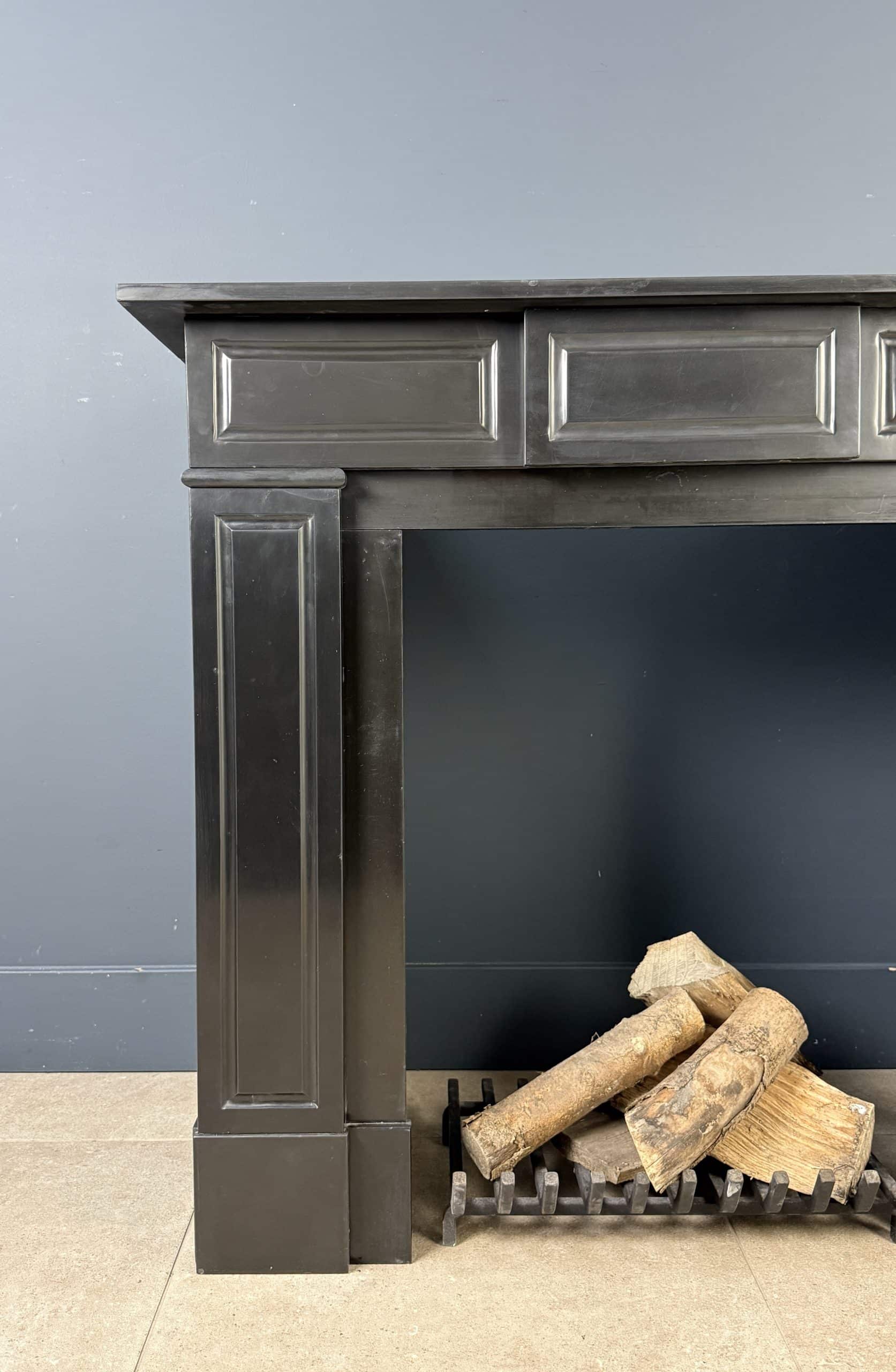 Antieke Omloopschouw Noir De Mazy zwart Marmer